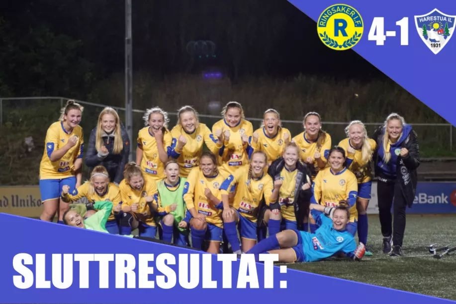 Seier til Ringsakerjentene.